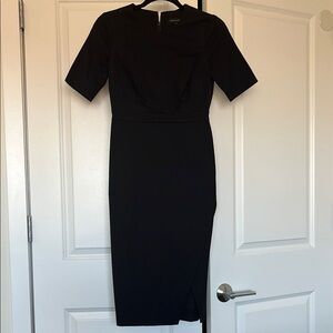 !! NWOT!! Banana Republic Elegant Black Midi Dress